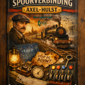 Printbaar escapespel – De spoorverbinding Axel–Hulst